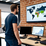 **

A diverse team of drone delivery professionals brainstorming in a modern, open office. Include engineers, logistics experts, and customer service representatives. The atmosphere should be collaborative and innovative, with large displays showing drone flight paths and customer feedback data. Focus on showing the "team building" aspect of a drone delivery startup.

**