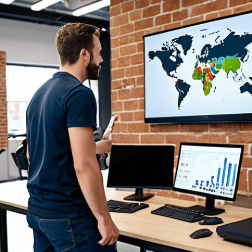 **

A diverse team of drone delivery professionals brainstorming in a modern, open office. Include engineers, logistics experts, and customer service representatives. The atmosphere should be collaborative and innovative, with large displays showing drone flight paths and customer feedback data. Focus on showing the "team building" aspect of a drone delivery startup.

**